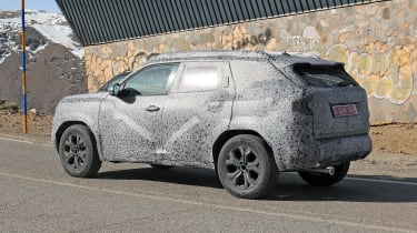 2024 Dacia Duster (camouflaged) - rear/nearside